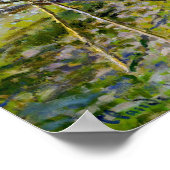 Monet - Apfelbäume im Blut 1873 Poster (Ecke)