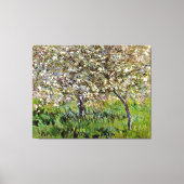 Monet - Apfelbäume im Blut Leinwanddruck (Vorderseite)