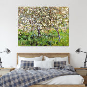 Monet - Apfelbäume im Blut Leinwanddruck (Insitu (Schlafzimmer))