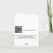 MONET Argentéil SAILBOATS auf den Seine-Mitteilung Karte (Rückseite)