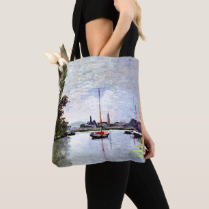 Monet - Argenteuil, aus dem kleinen Arm der Seine Tasche
