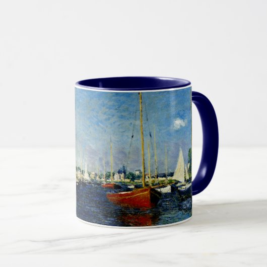 Monet - Argenteuil, berühmtes Bild, Tasse (VorderseiteRechts)