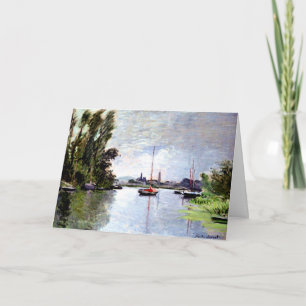 Monet - Argenteuil from Small Arm of Seine Karte