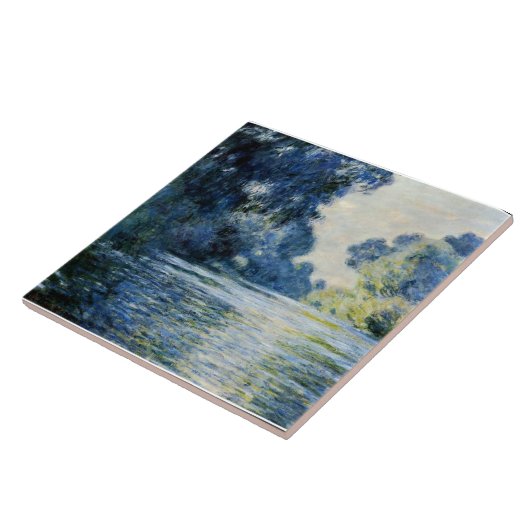 Monet - Arm der Seine in Giverney, Fliese (Seite)