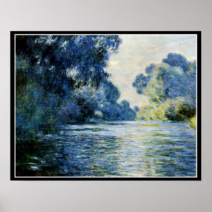 Monet - Arm der Seine in Giverney Poster