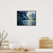 Monet - Arm der Seine in Giverney Poster (Küche)