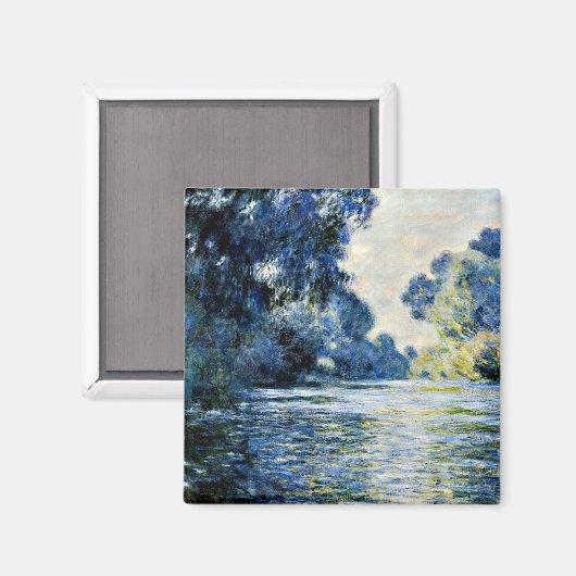Monet - Arm der Seine in Giverny Magnet (Vorderseite/Rückseite)