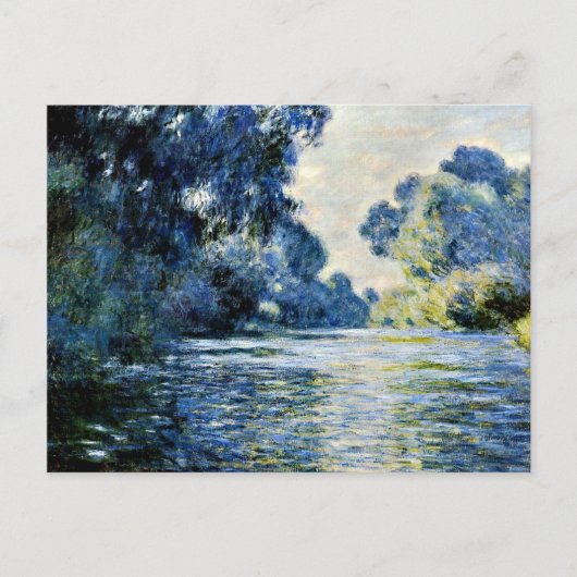 Monet - Arm der Seine in Giverny Postkarte (Vorderseite)