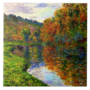 Monet - Arm of the Jeufosse, Autumn, Fliese