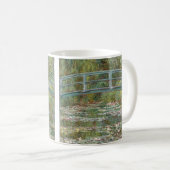 Monet Art Bridge über einem Teich der Wasserläufe Kaffeetasse (VorderseiteRechts)