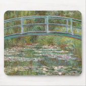 Monet Art Bridge über einem Teich der Wasserläufe Mousepad (Vorne)