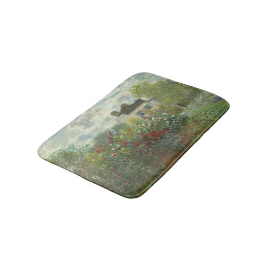 Monet Artists Garden in Argentinien Badematte (Schrägansicht)