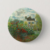 Monet Artists Garden in Argentinien Button (Vorderseite)