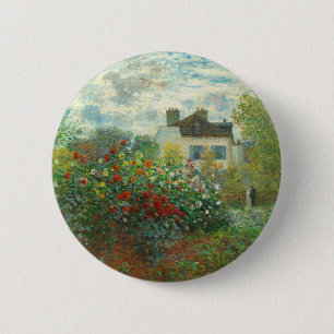 Monet Artists Garden in Argentinien Button