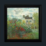 Monet Artists Garden in Argentinien Erinnerungskiste<br><div class="desc">Claude Monet - Der Artist's Garden in Argentinien (Eine Ecke des Gartens mit Dahlien) von Claude Monet,  1873 in der National Gallery of Art. Eine schöne Outdoor-Szene vom Vater des Impressionismus.</div>