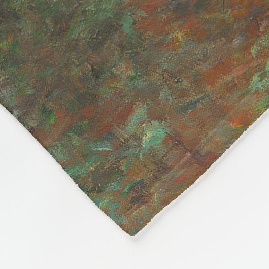 Monet Artists Garden in Argentinien Fleecedecke (Ecke)