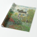 Monet Artists Garden in Argentinien Geschenkpapier<br><div class="desc">Claude Monet - Der Artist's Garden in Argentinien (Eine Ecke des Gartens mit Dahlien) von Claude Monet,  1873 in der National Gallery of Art. Eine schöne Outdoor-Szene vom Vater des Impressionismus.</div>