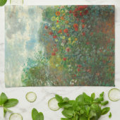Monet Artists Garden in Argentinien Geschirrtuch (Gefaltet)