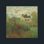 Monet Artists Garden in Argentinien Holzdruck<br><div class="desc">Claude Monet - Der Artist's Garden in Argentinien (Eine Ecke des Gartens mit Dahlien) von Claude Monet,  1873 in der National Gallery of Art. Eine schöne Outdoor-Szene vom Vater des Impressionismus.</div>