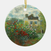 Monet Artists Garden in Argentinien Keramik Ornament (Vorne)
