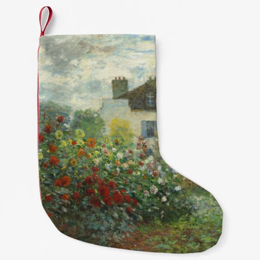 Monet Artists Garden in Argentinien Kleiner Weihnachtsstrumpf (Vorderseite)