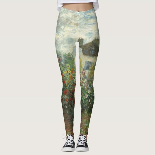Monet Artists Garden in Argentinien Leggings (Vorderseite)