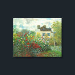 Monet Artists Garden in Argentinien Leinwanddruck<br><div class="desc">Claude Monet - Der Artist's Garden in Argentinien (Eine Ecke des Gartens mit Dahlien) von Claude Monet,  1873 in der National Gallery of Art. Eine schöne Outdoor-Szene vom Vater des Impressionismus.</div>