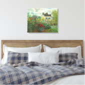 Monet Artists Garden in Argentinien Leinwanddruck (Insitu (Schlafzimmer))