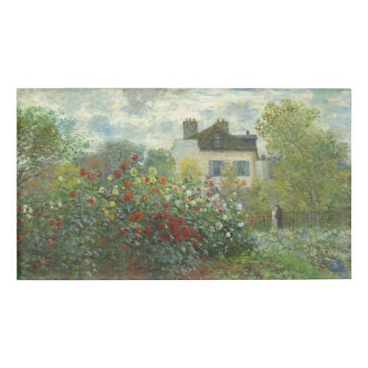 Monet Artists Garden in Argentinien Namenschild (Vorderseite)