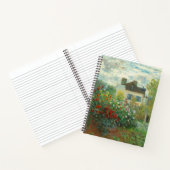 Monet Artists Garden in Argentinien Notizblock (Innenseite)
