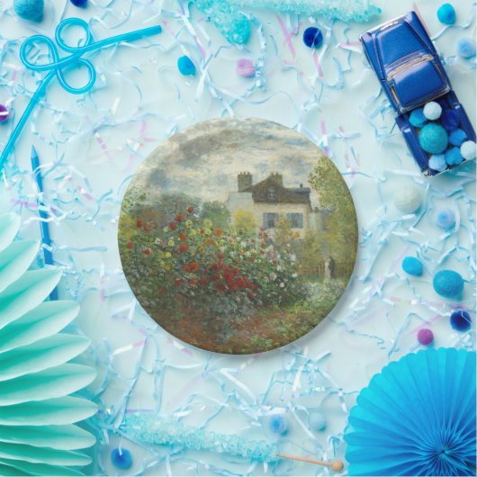 Monet Artists Garden in Argentinien Pappteller (Party)