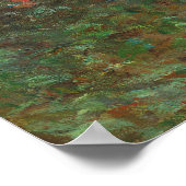 Monet Artists Garden in Argentinien Poster (Ecke)