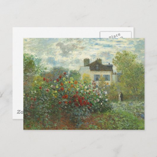 Monet Artists Garden in Argentinien Postkarte (Vorne/Hinten)