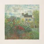 Monet Artists Garden in Argentinien Schal<br><div class="desc">Claude Monet - Der Artist's Garden in Argentinien (Eine Ecke des Gartens mit Dahlien) von Claude Monet,  1873 in der National Gallery of Art. Eine schöne Outdoor-Szene vom Vater des Impressionismus.</div>