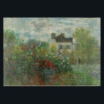 Monet Artists Garden in Argentinien Schneidebrett<br><div class="desc">Claude Monet - Der Artist's Garden in Argentinien (Eine Ecke des Gartens mit Dahlien) von Claude Monet,  1873 in der National Gallery of Art. Eine schöne Outdoor-Szene vom Vater des Impressionismus.</div>