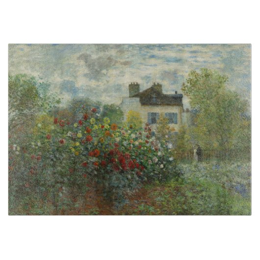 Monet Artists Garden in Argentinien Schneidebrett (Vorderseite)