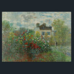 Monet Artists Garden in Argentinien Schneidebrett<br><div class="desc">Claude Monet - Der Artist's Garden in Argentinien (Eine Ecke des Gartens mit Dahlien) von Claude Monet,  1873 in der National Gallery of Art. Eine schöne Outdoor-Szene vom Vater des Impressionismus.</div>