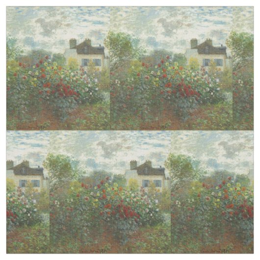 Monet Artists Garden in Argentinien Stoff (Muster)