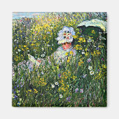 Monet - Auf der Wiese Magnet (Vorne)