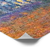 Monet - Bahnhof Saint-Lazare Poster (Ecke)