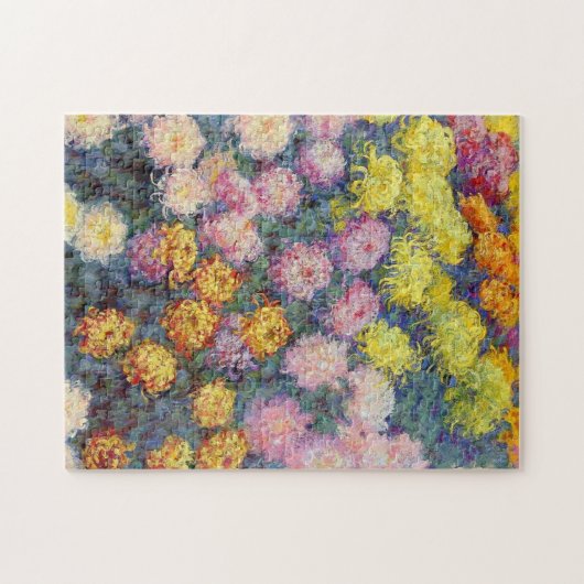 Monet - Bed of Chrysanthemums Puzzle (Horizontal)