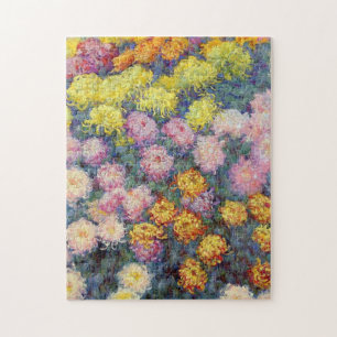 Monet - Bed of Chrysanthemums Puzzle
