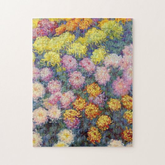 Monet - Bed of Chrysanthemums Puzzle (Vertikal)