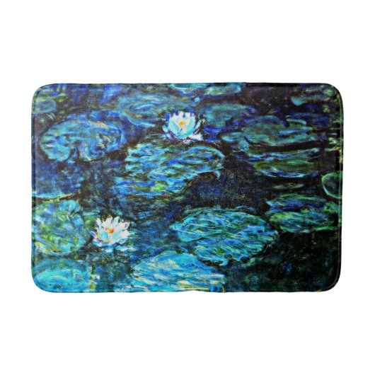 Monet - Blue Water Lilies Badematte (Vorderseite)