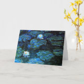 Monet - Blue Water Lilies Karte (Gelbe Blume)