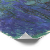 Monet - Blue Water Lilies Poster (Ecke)