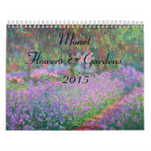 Monet Blume and Gardens 2015 Kalender (Titelbild)
