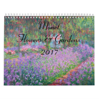 Monet Blume and Gardens 2017 Kalender