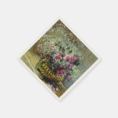 Monet - Blume in einem Topf Serviette (Ecke)