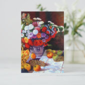 Monet-Blume und Fruchtkarte (Stehend Vorderseite)